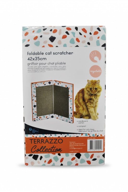 Rascador cartón 38×12 cm para gatos - imagen 2