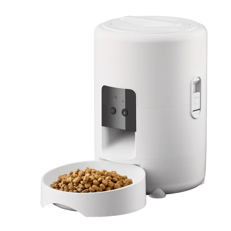 ALIMENTADOR REDONDO AUTOMÁTICO INTELIGENTE PARA GATOS – CONTROL POR APP