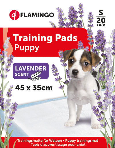 Empapadores educativos para perros T1 con aroma a lavanda
