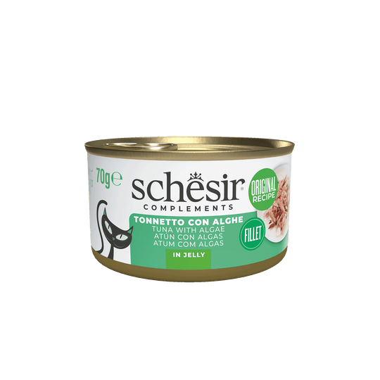 Schesir Lata Atún con algas 70 gr para gatos