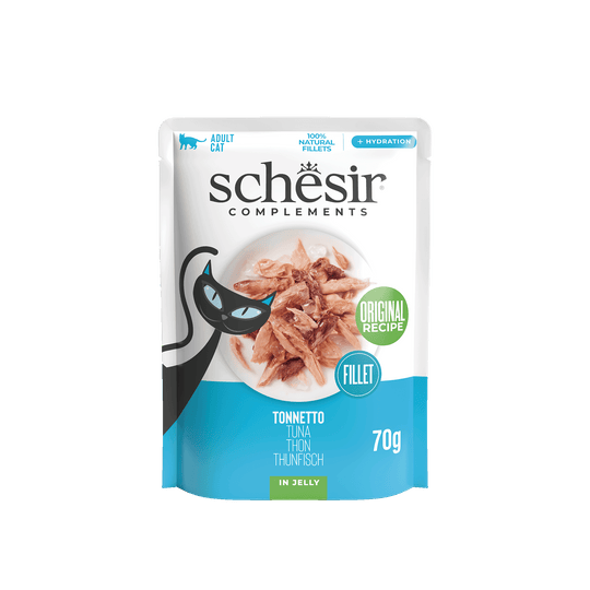 Schesir Sobre atún 70 gr en gelatima para gatos