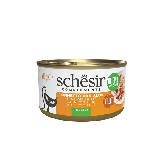 Schesir Lata Atún con aloe 70 gr para gatos
