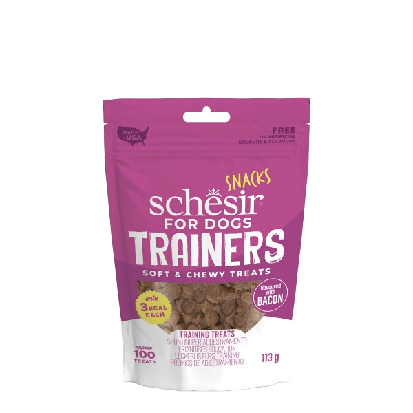 Schesir Snack Trainers Bacon 283g