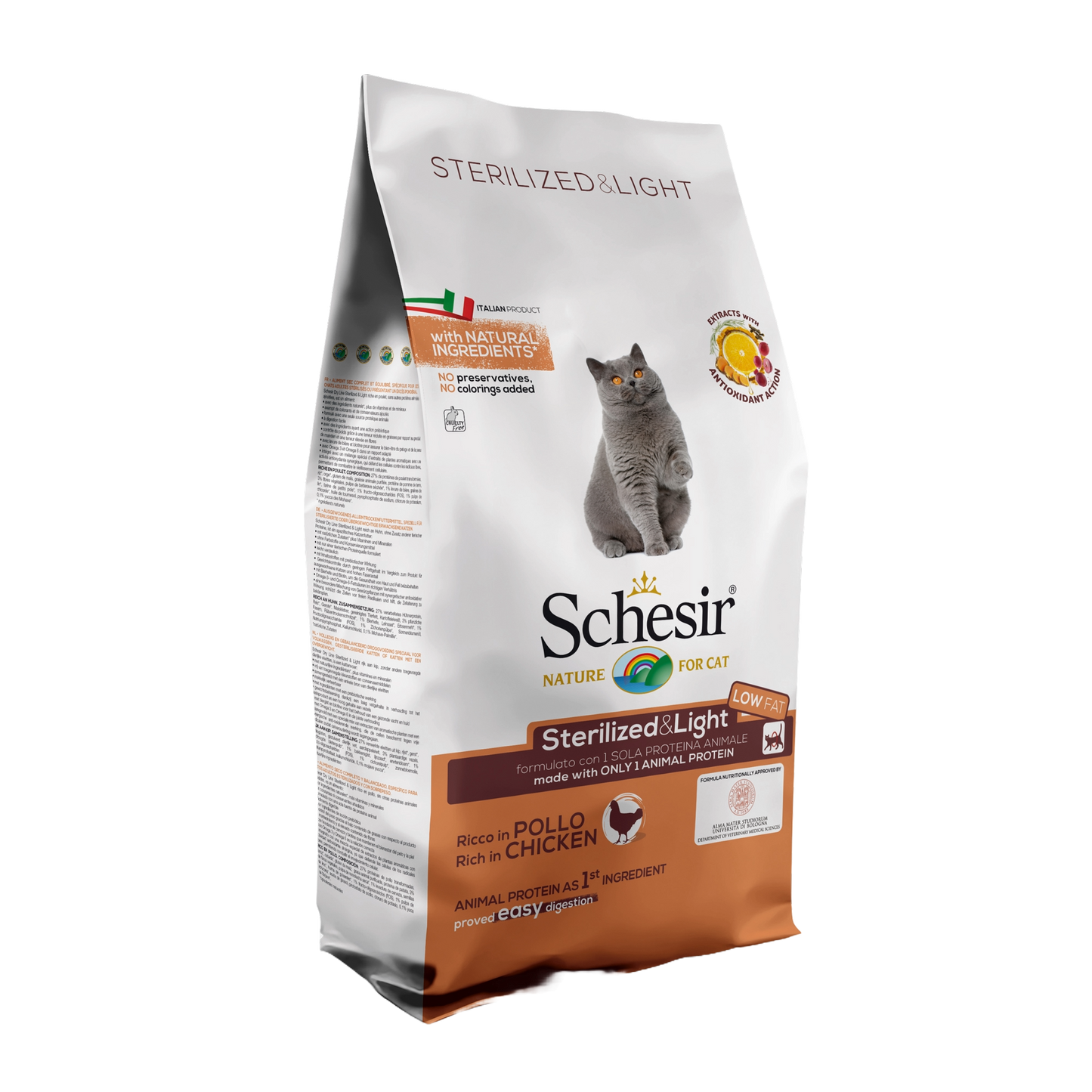 Schesir Esterilizado & Light con Pollo 10Kg