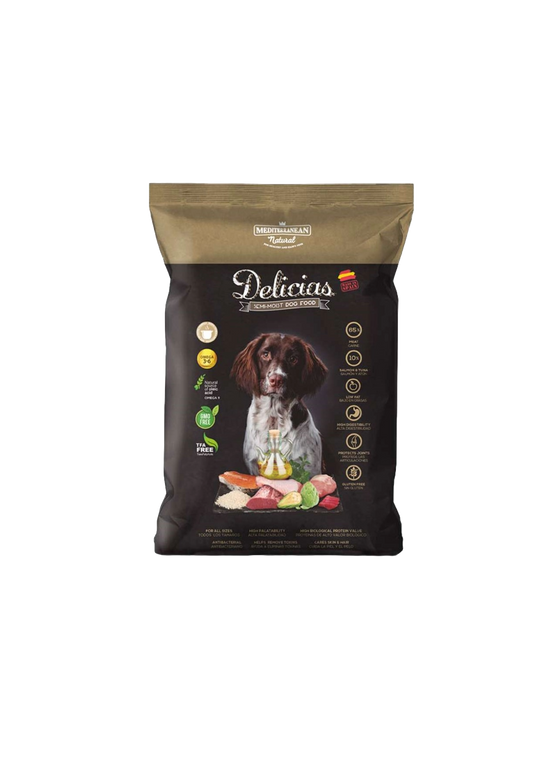 Mediterranean Delicias Pienso Semihúmedo Perros 1,5 kg
