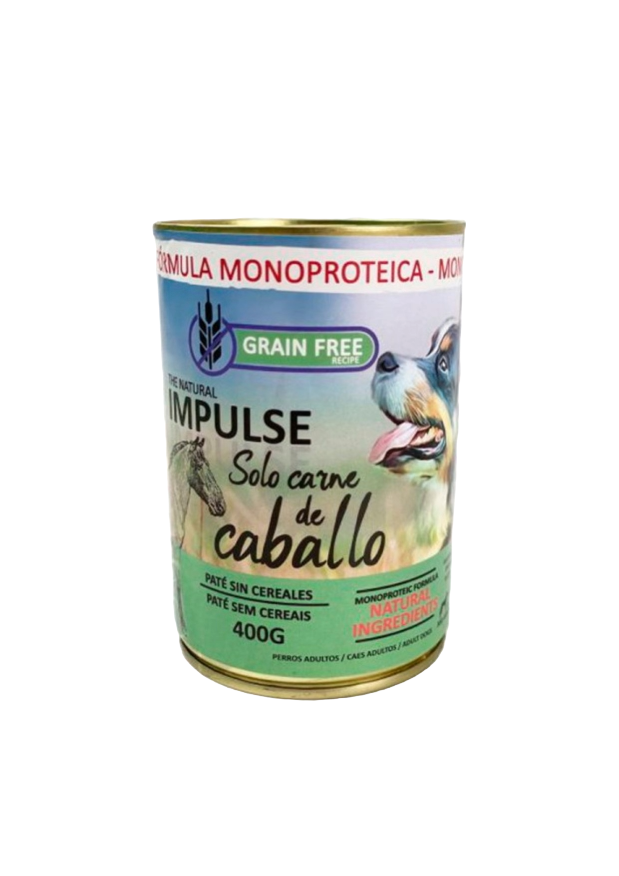 Lata Natural Impulse Perro 400g