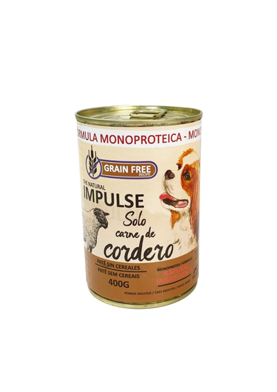 Lata Natural Impulse Perro 400g