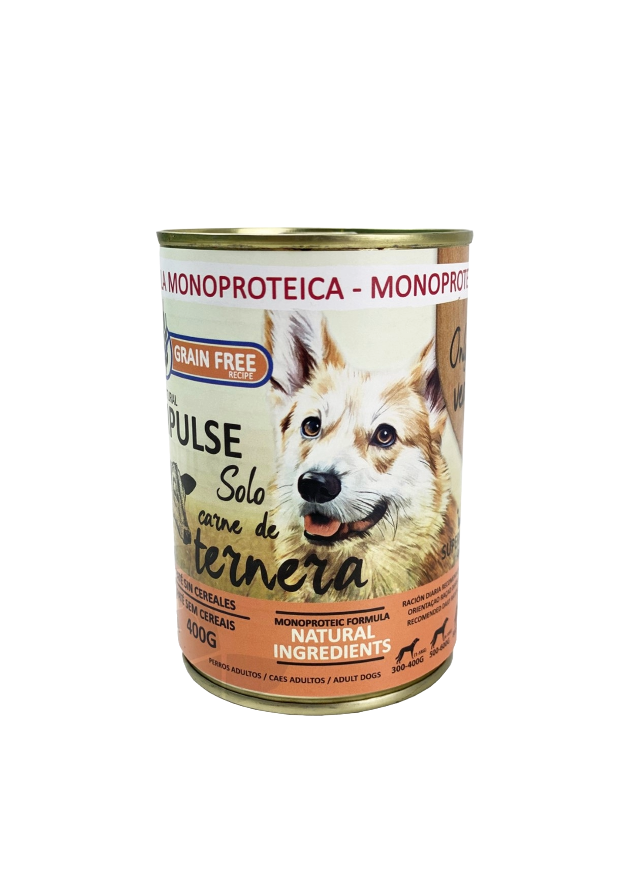 Lata Natural Impulse Perro 400g