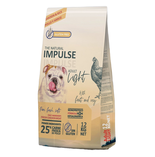 Pienso Impulse Light Perros 12 kg