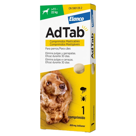AdTab 450 mg para perros de más de 11 a 22 kg