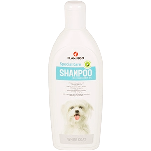 Champú Flamingo para Perros de Pelo Blanco con Aceite de Macadamia
