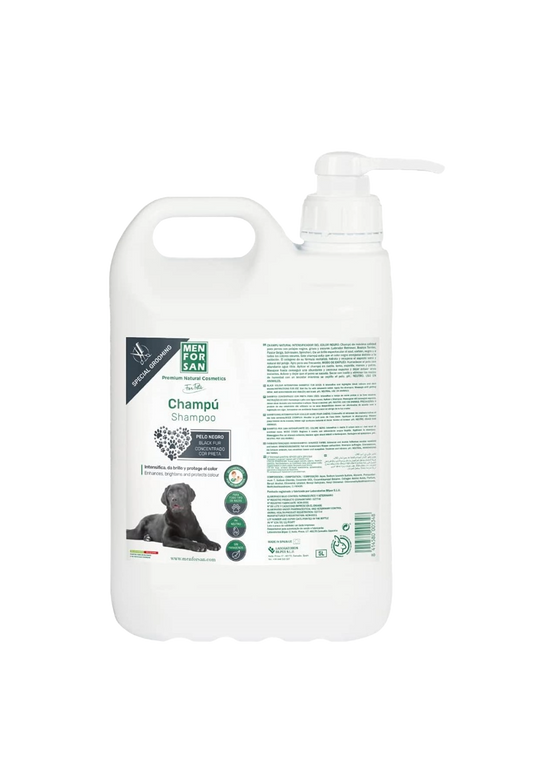 Champú Menforsan Pelo Negro para Perros