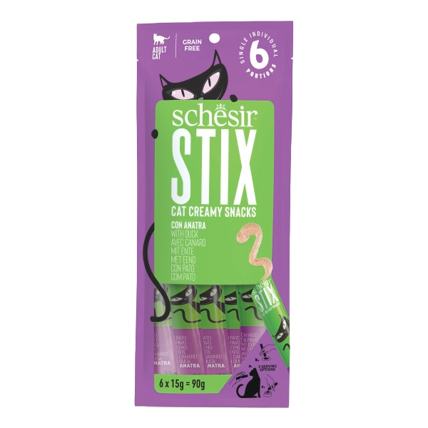 Schesir Snack Stix Pato 6x15g