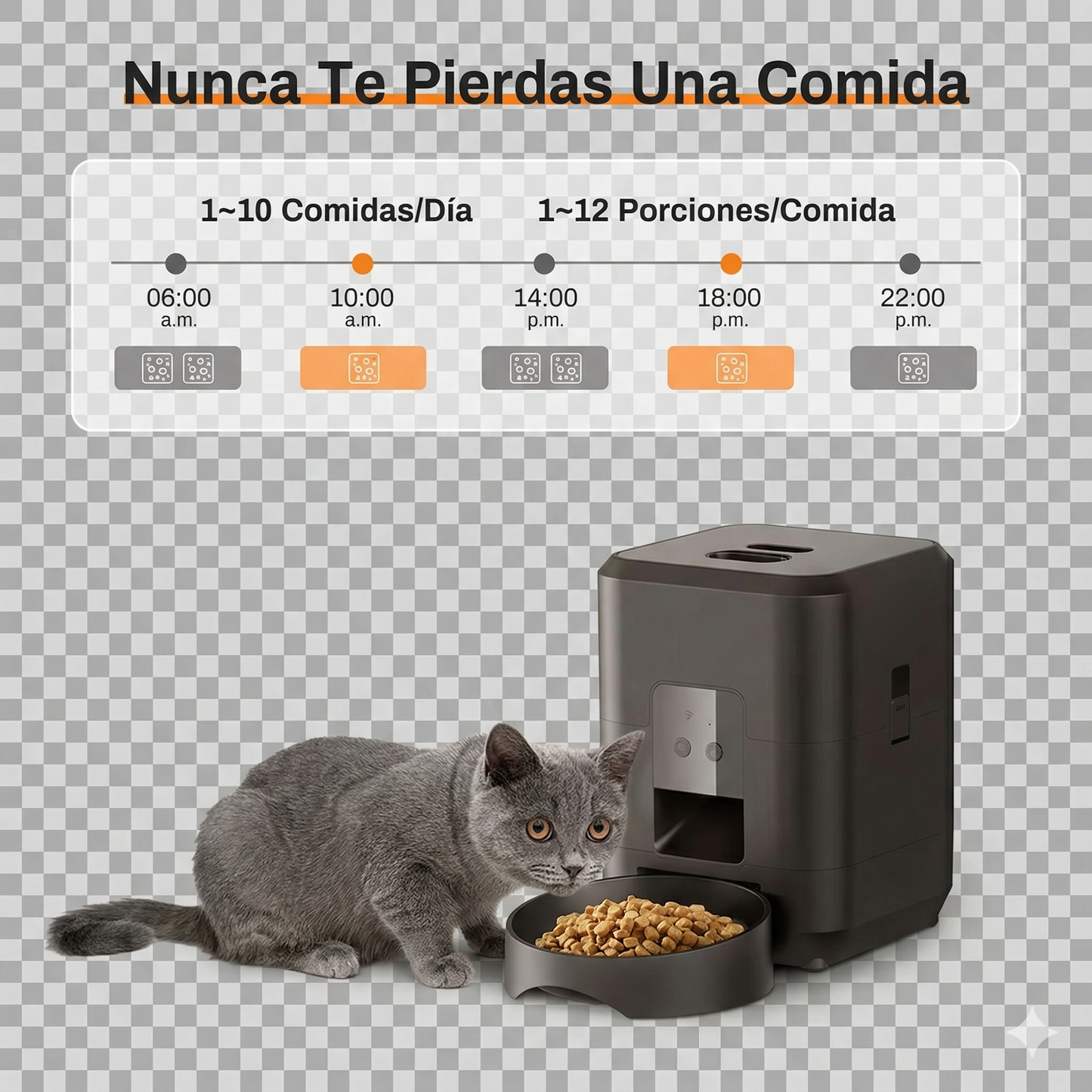 ALIMENTADOR AUTOMÁTICO INTELIGENTE PARA GATOS – CONTROL POR APP