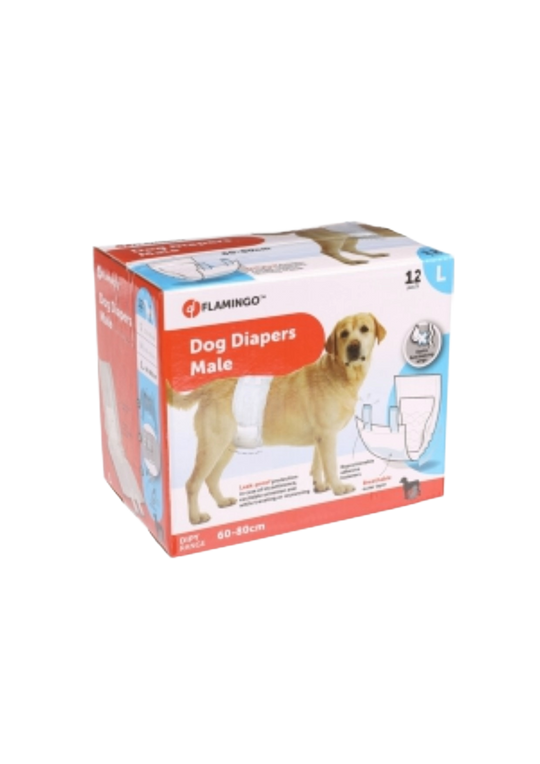 Pañales para perros macho T.3 (L)