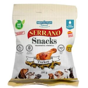 SERRANO SNACKS PERRO SABOR PAVO 100 GR