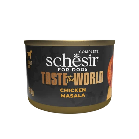 Schesir pollo con masala para perros, 150 g