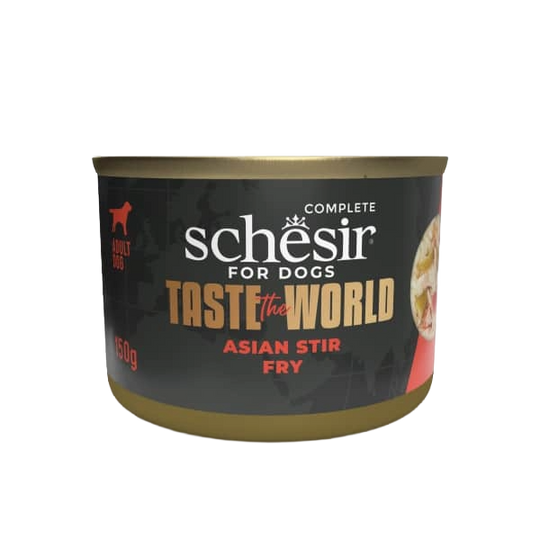 Schesir pollo con salteado asiático para perros, 150 g