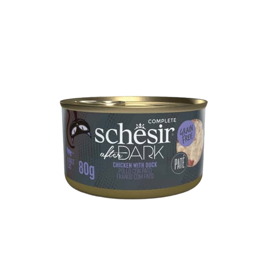 Schesir After Dark paté pollo con pato 80 g para gatos