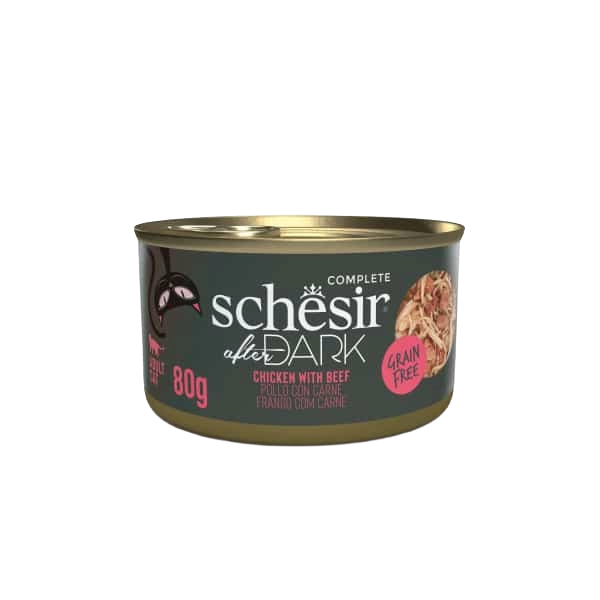 SCHESIR AFTER DARK POLLO CON BUEY 80 GR