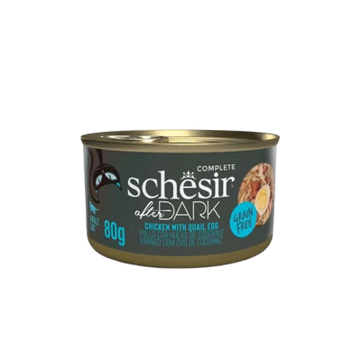 SCHESIR AFTER DARK POLLO CON HUEVO DE CODORNIZ 80 GR