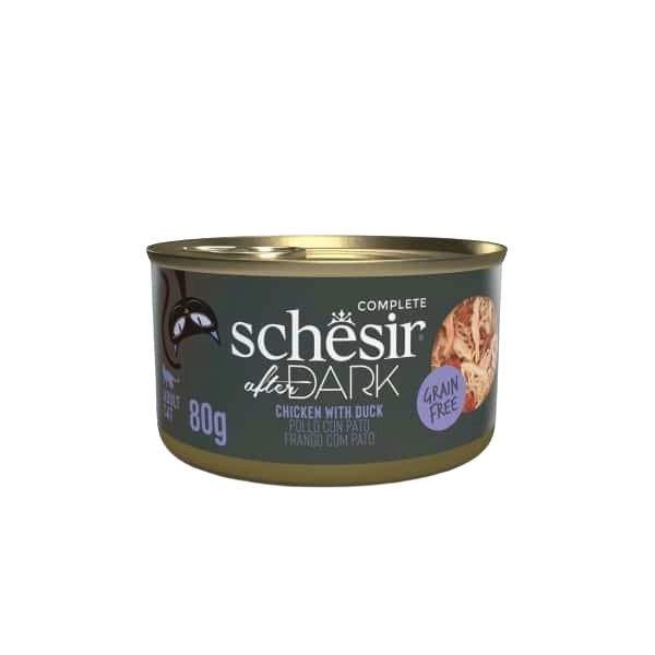 SCHESIR AFTER DARK POLLO CON PATO 80 GR