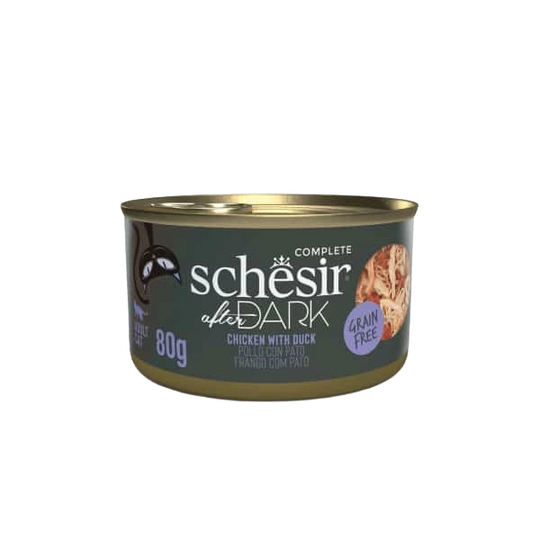 Schesir After Dark pollo con pato 80 g para gatos