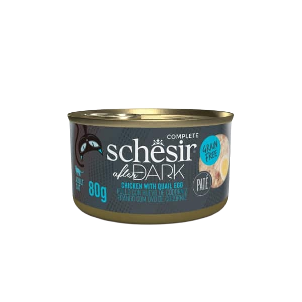 SCHESIR AFTER DARK PATÉ POLLO CON HUEVO DE CORDORNIZ 80 GR