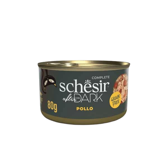 Schesir After Dark pollo 80 g para gatos