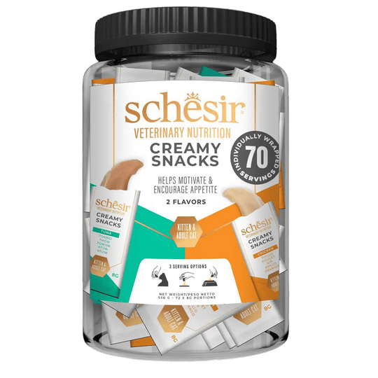 Schesir creamy snack veterinary solutions 70×8 gr para gatos