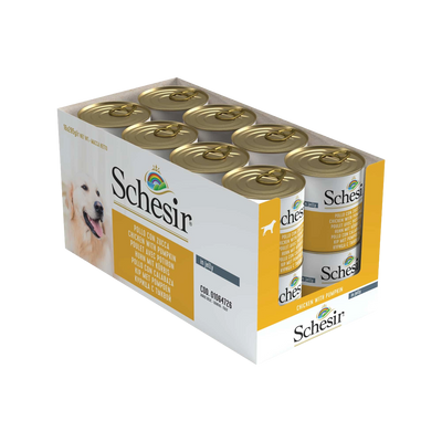 Schesir Lata Pollo con calabaza 285g