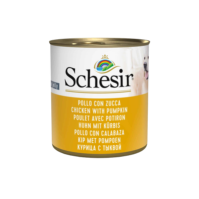 Schesir Lata Pollo con calabaza 285g