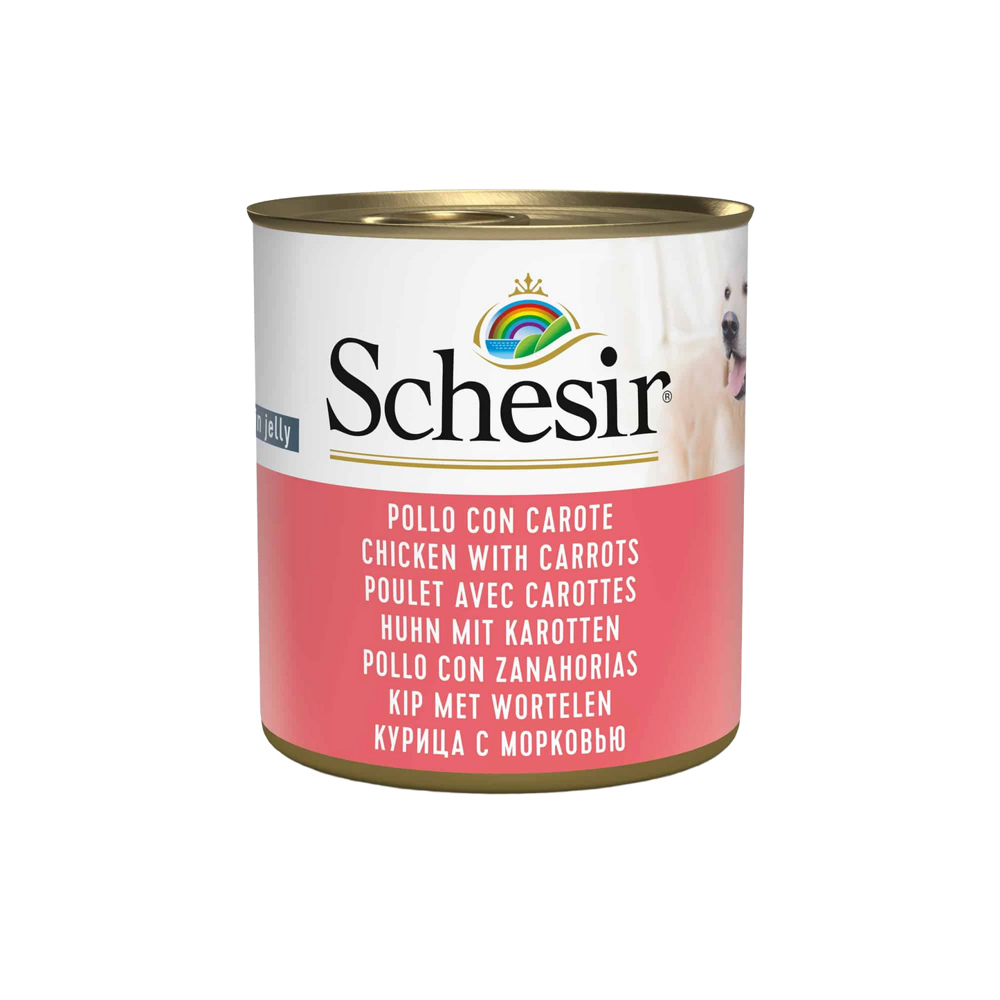 Schesir Lata Pollo con zanahorias 285g