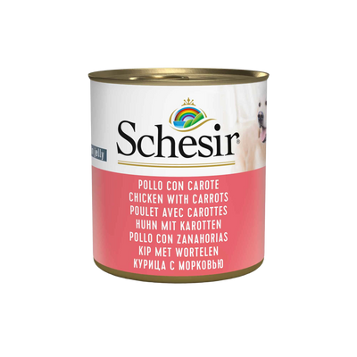 Schesir Lata Pollo con zanahorias 285g
