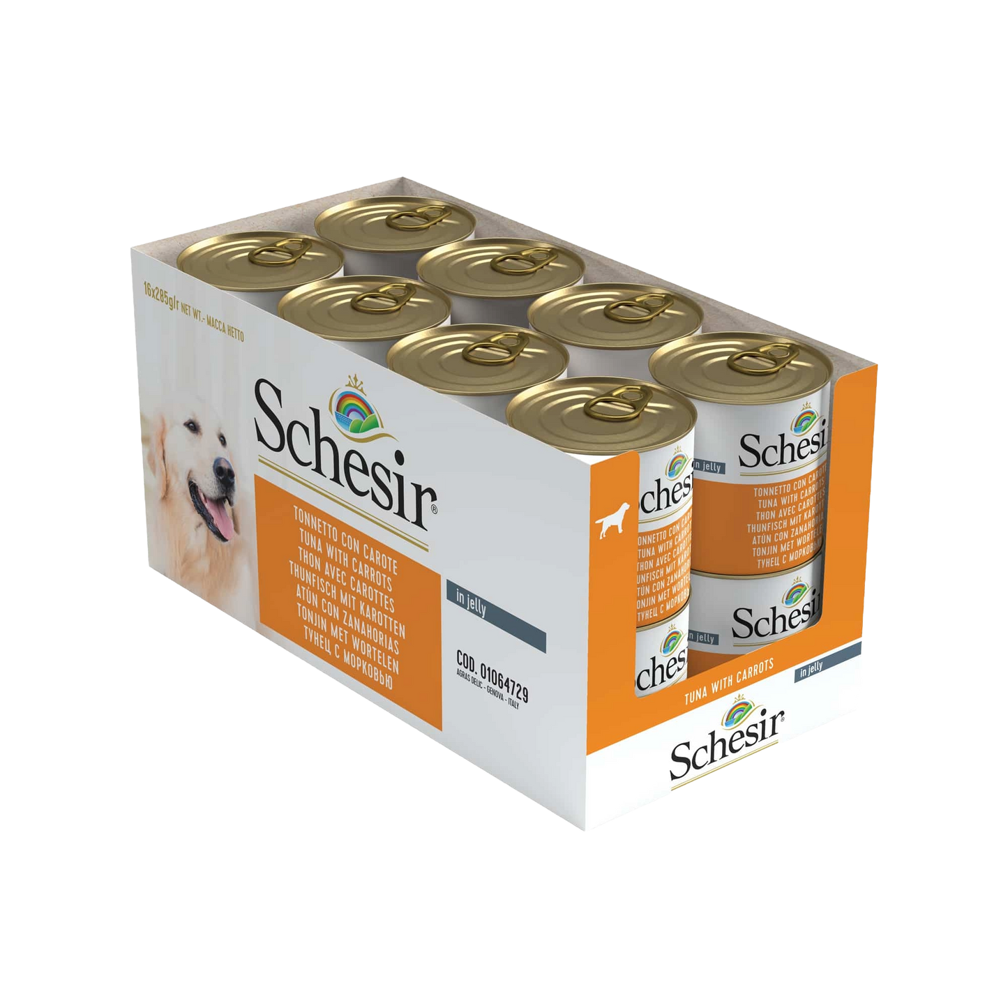Schesir Lata Atún con zanahorias 285g