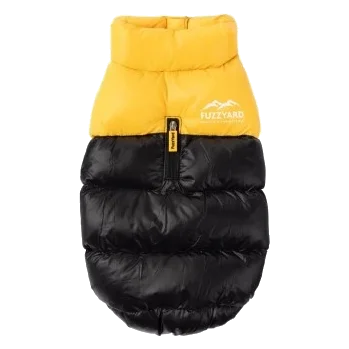 Abrigo acolchado para perros FuzzYard East Harlem amarillo