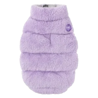 Abrigo de peluche para perros FuzzYard Vaucluse lila