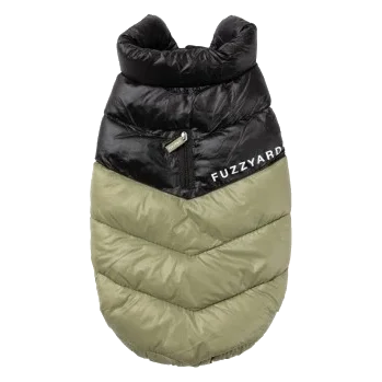 Abrigo para perros FuzzYard South Harlem oliva