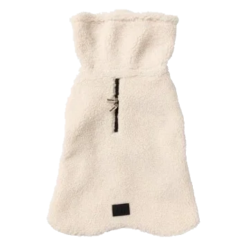 Abrigo para perros FuzzYard The Cosy cuello alto Eggshell