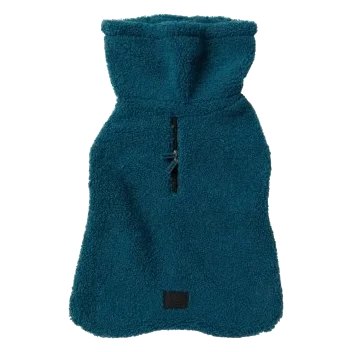 Abrigo para perros FuzzYard The Cosy cuello alto Blue Lagoon