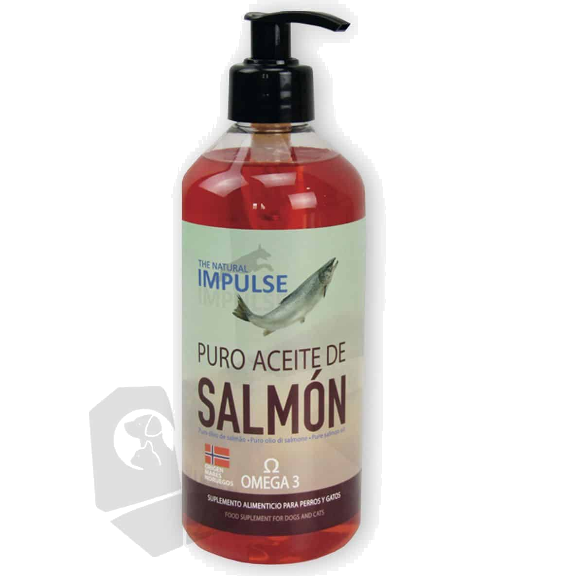 Aceite de salmón Natural Impulse para perros