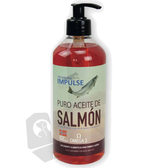 Aceite de salmón Natural Impulse para perros