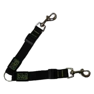 Acople de correa Bub’s negro T1 y T2 para perros