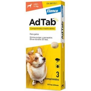 AdTab Comprimido Masticable Antiparasitario 5.5-11 kg 3 comprimidos