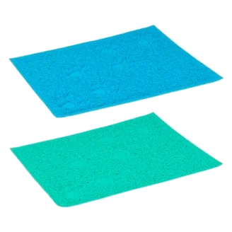 Alfombra bandeja higiénica rectangular para gatos