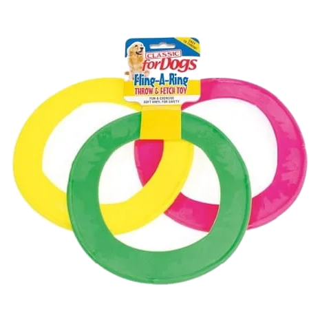 Anilla de vinilo Classic Fling-a-Ring 220 mm para perros