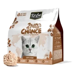 Arena para gatos aglomerante de café Kit Cat 2nd Chance 7 L