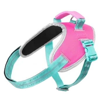 Arnés Flash para perros FuzzYard Bubblegum reflectante