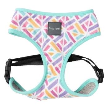 Arnés para perros FuzzYard Bubblegum Burst transpirable