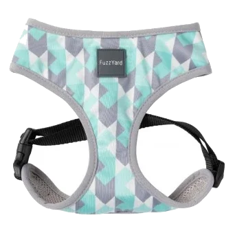 Arnés para perros FuzzYard Mint Fizz de licra transpirable